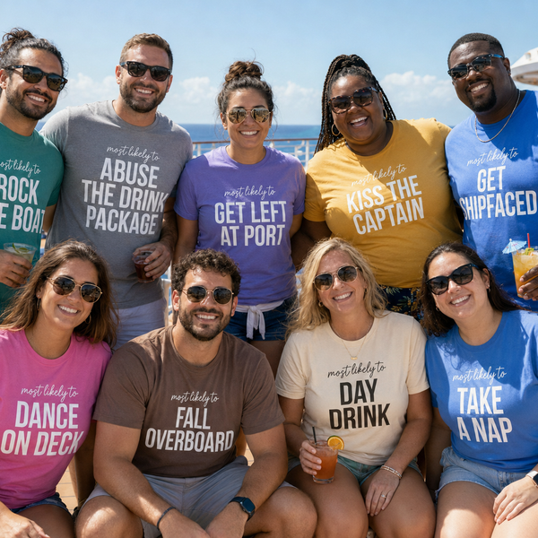 Most Likely To Cruise Tee -- Personalized Custom Cruise Shirt