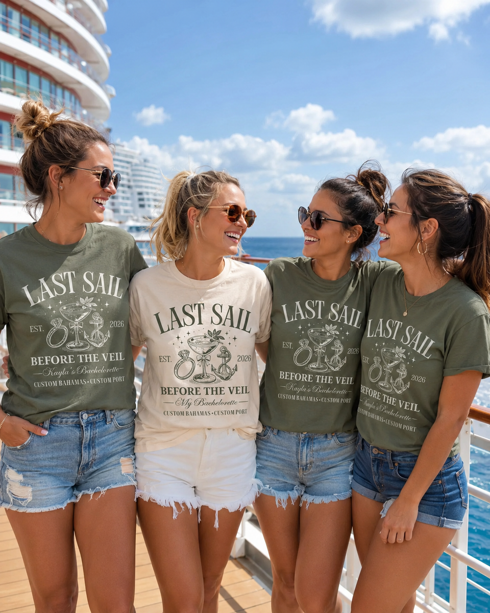 Last Sail Before The Veil bachelorette cruise group lifestyle photo