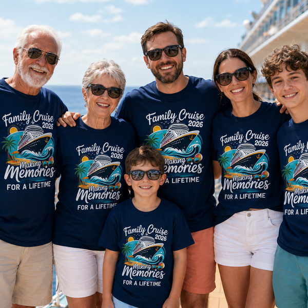 Family Cruise Making Memories Tee -- Matching Family Cruise Shirt
