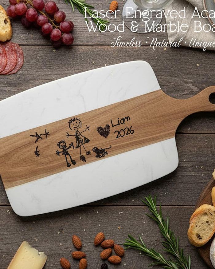 Personalized Kids Drawing Cutting Board