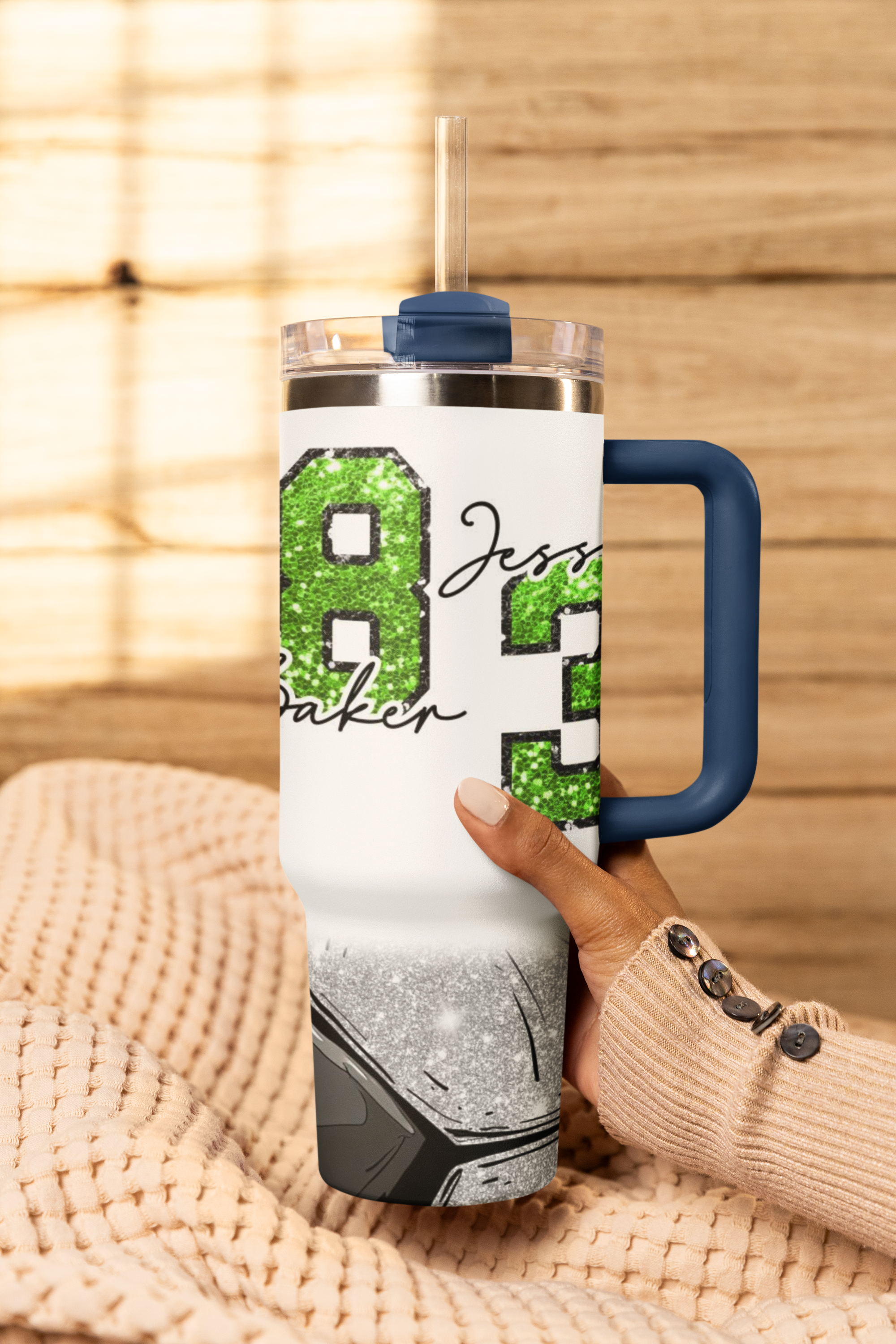 Sports Mom Tumbler - Completely Customizable