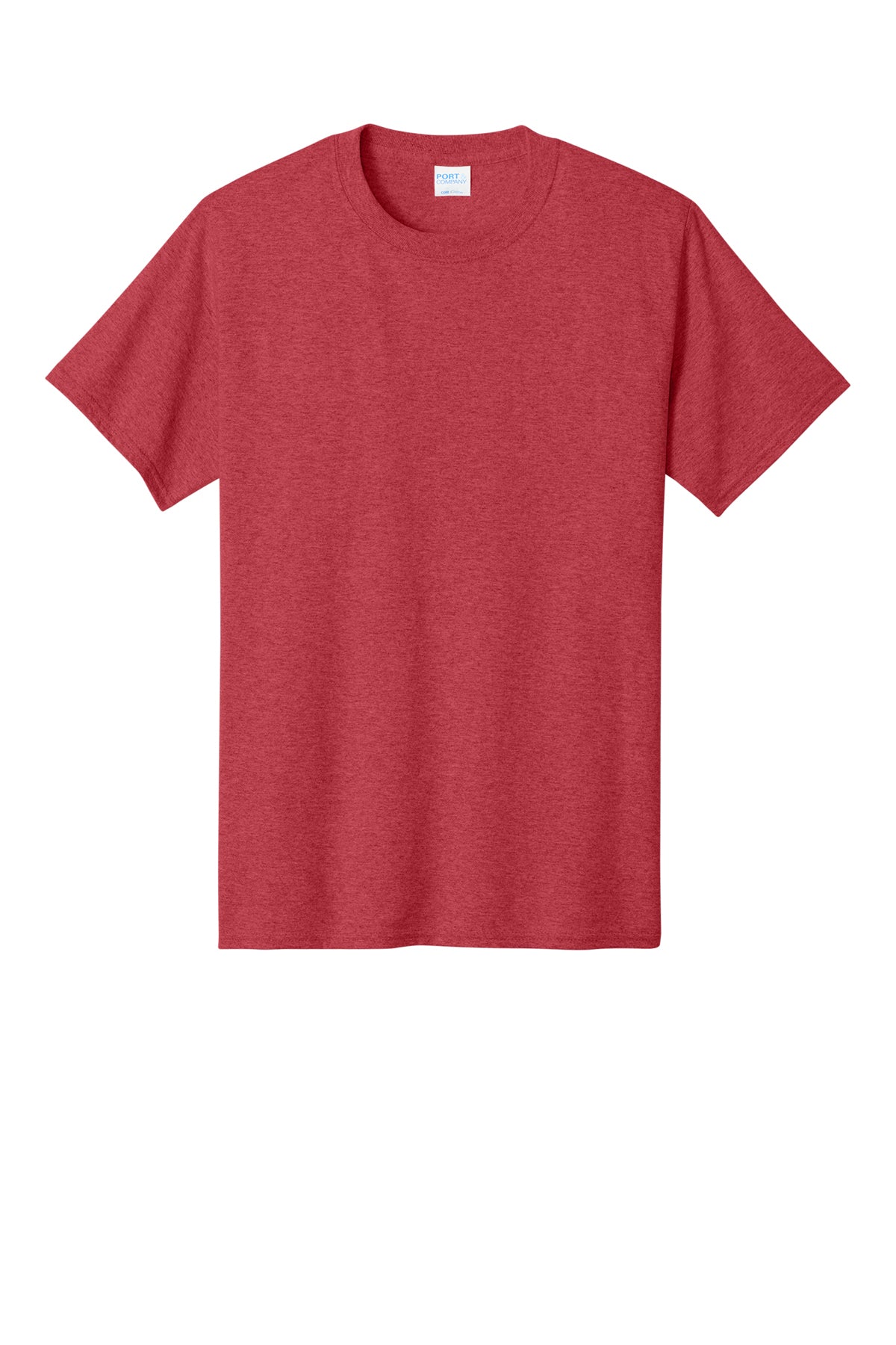 Port & Company Core Cotton Tee - Heather Red