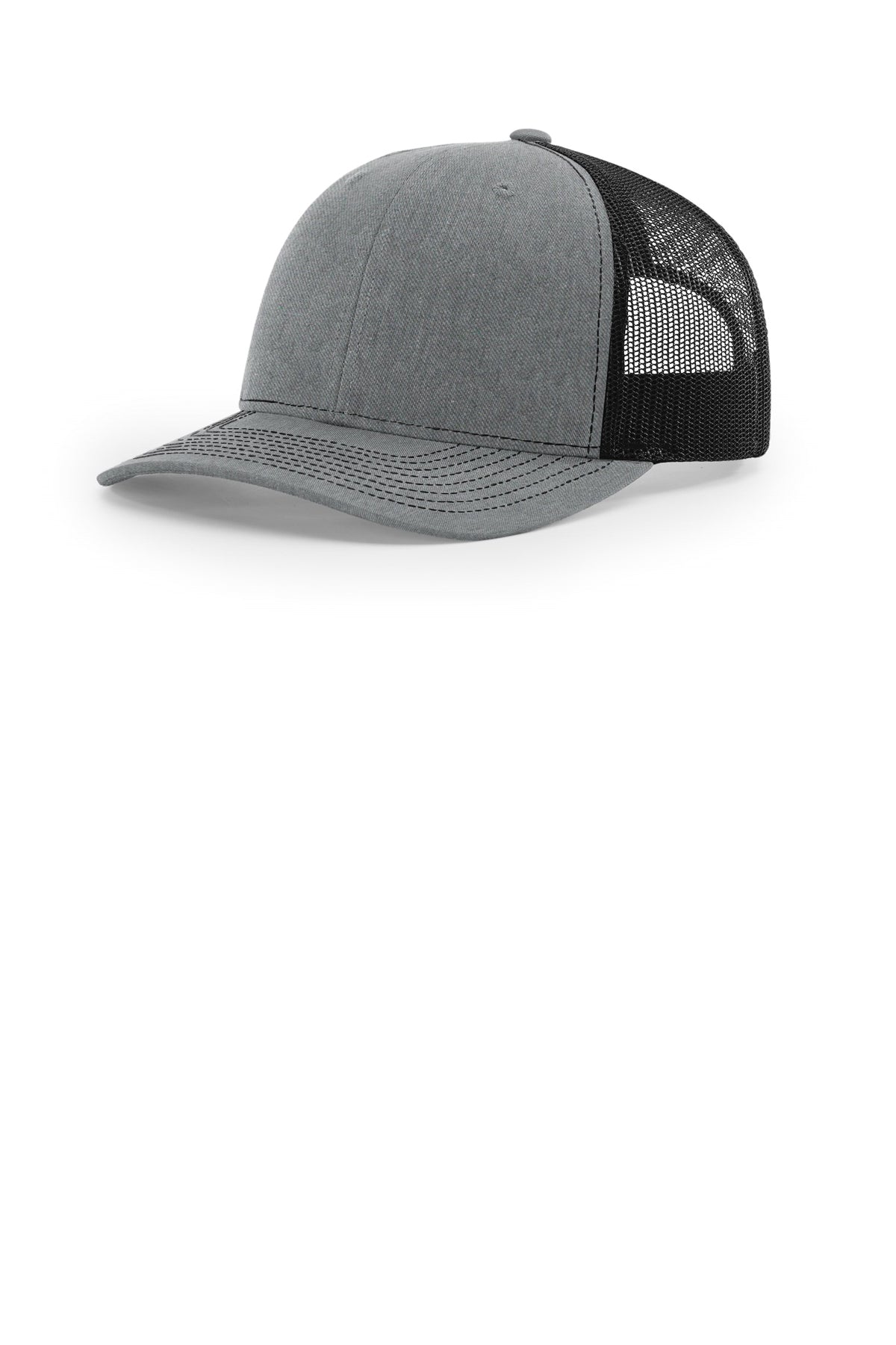 Richardson 112 Trucker Cap - Heather Grey/Black