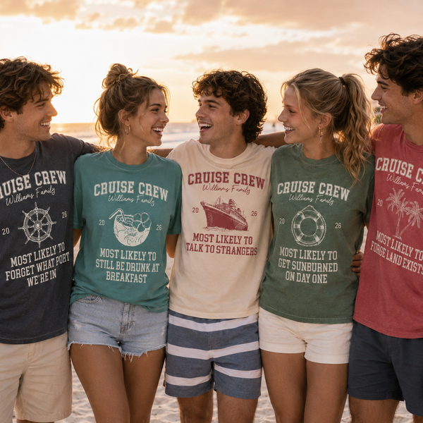 Cruise Crew Most Likely To Tee -- Custom Group Cruise Shirt