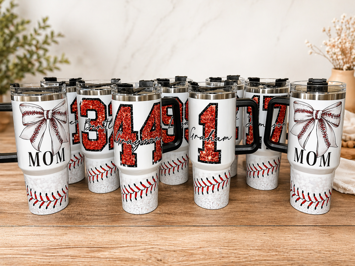 Sports Mom Tumbler - Completely Customizable