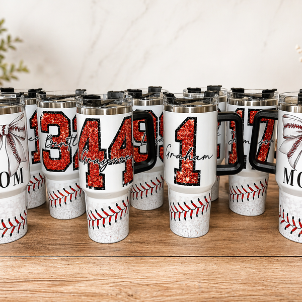 Sports Mom Tumbler - Completely Customizable