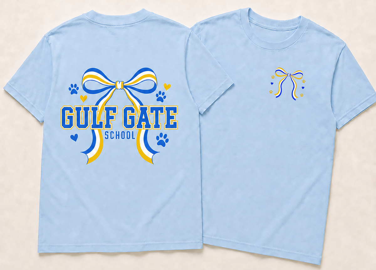 Gulf Gate Tigers Spirit Bow Tee