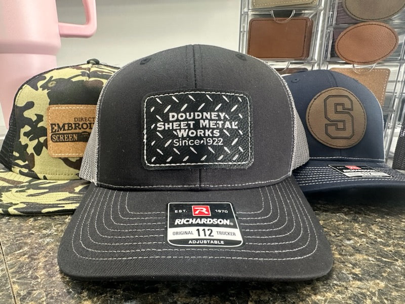 Custom Leather Patch Hat