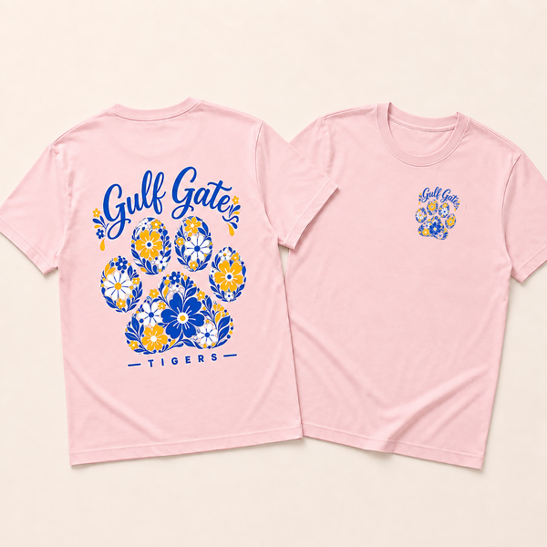 Gulf Gate Tigers Love Grows Tee