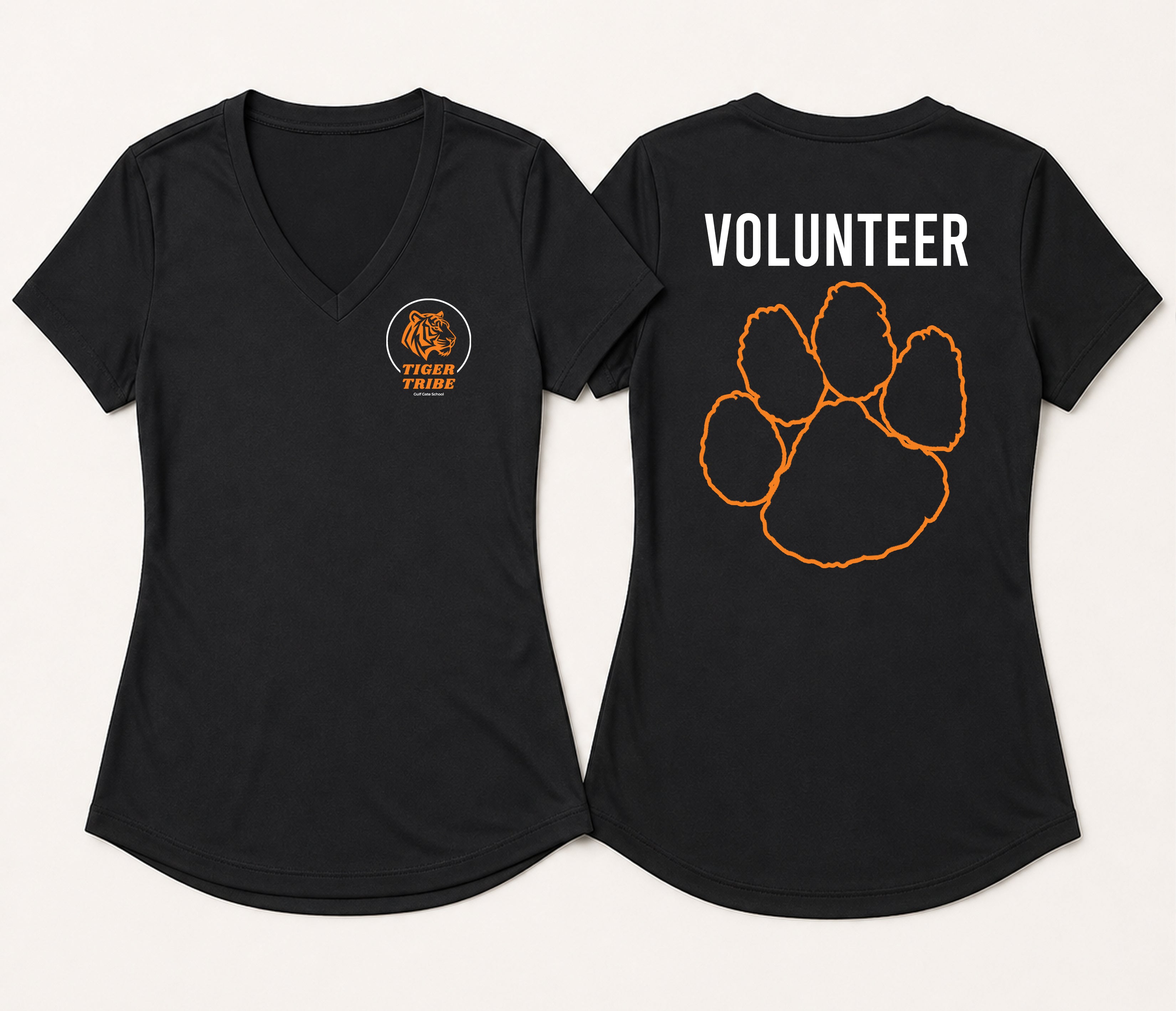 Tiger Tribe V-Neck Dri-Fit Tee