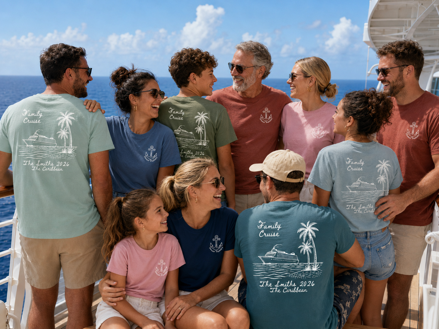 Family Cruise Tee — custom matching family cruise shirt