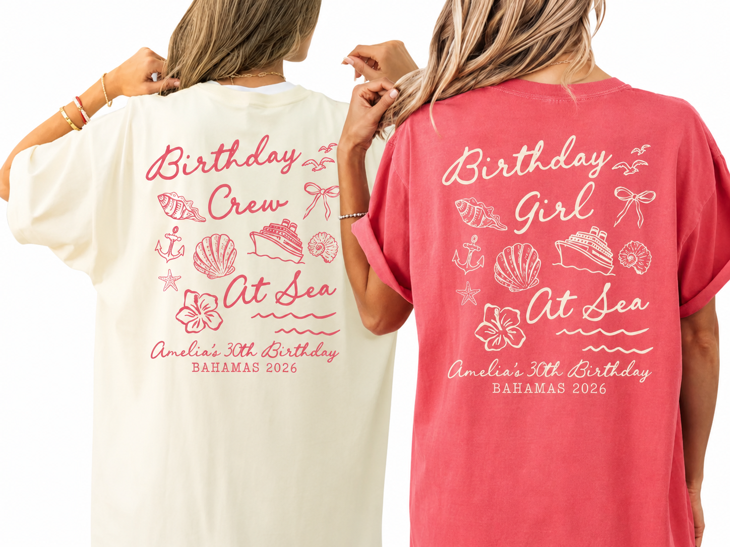 Birthday cruise tee alternate view