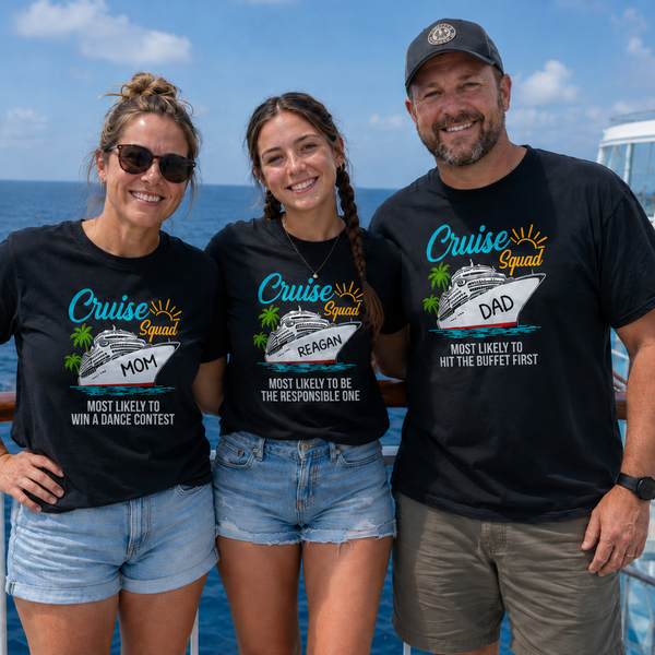 Cruise Squad Tee -- Custom Cruise Group Shirt