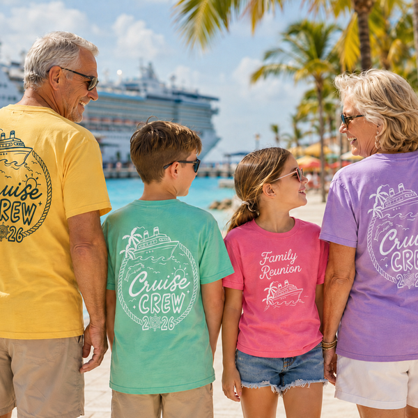Cruise Crew 2026 Rope Tee -- Matching Cruise Shirt