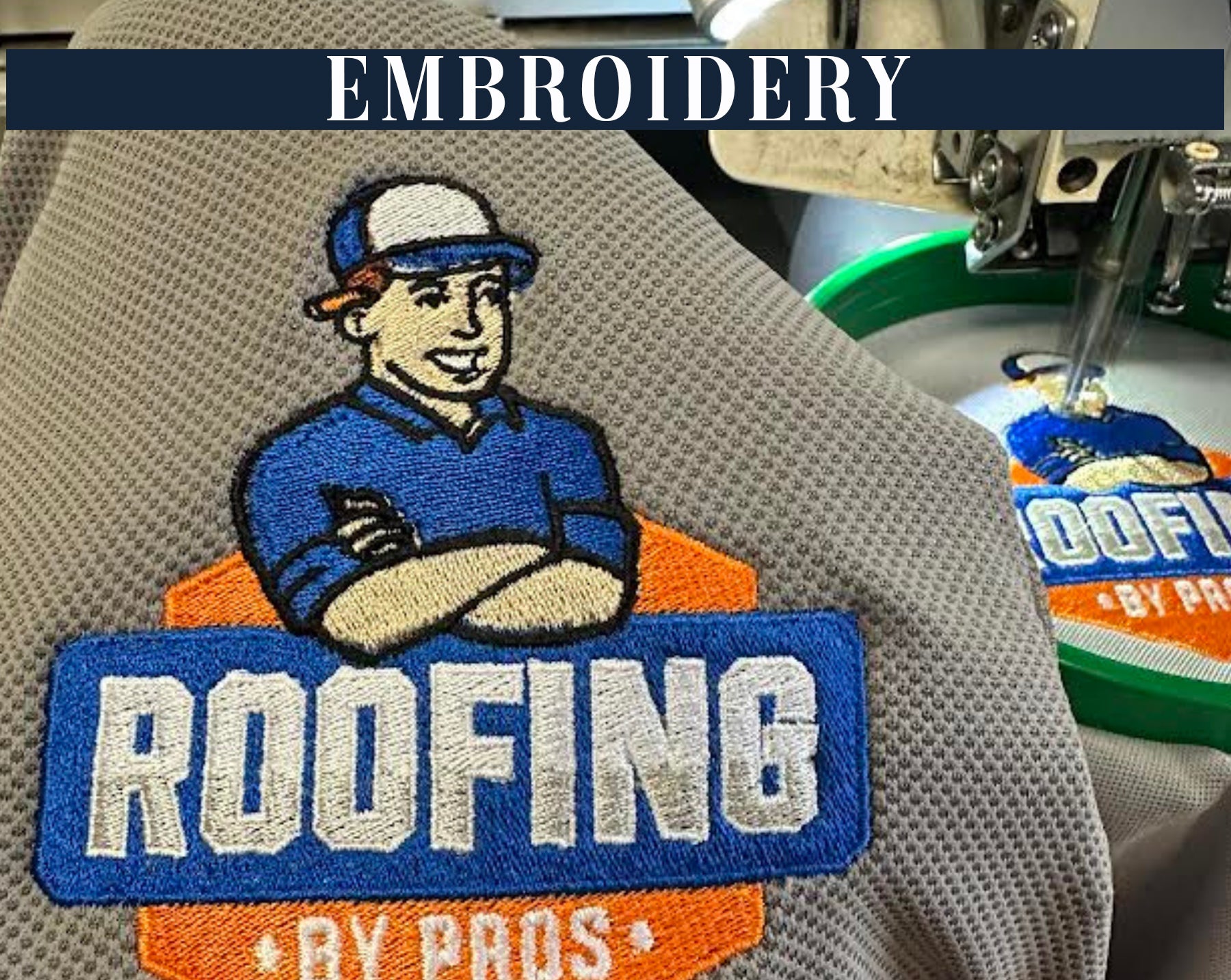 Custom embroidery in Sarasota, FL