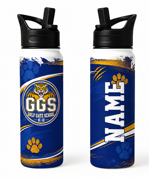 Gulf Gate Tigers Sports Water Bottle