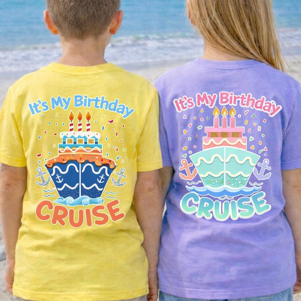 It's My Birthday Cruise -- Kids Custom Tee