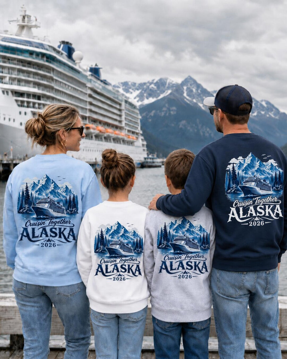 Personalized Alaska Cruise Sweatshirt | Cruisin' Together 2026 Matching Crewneck