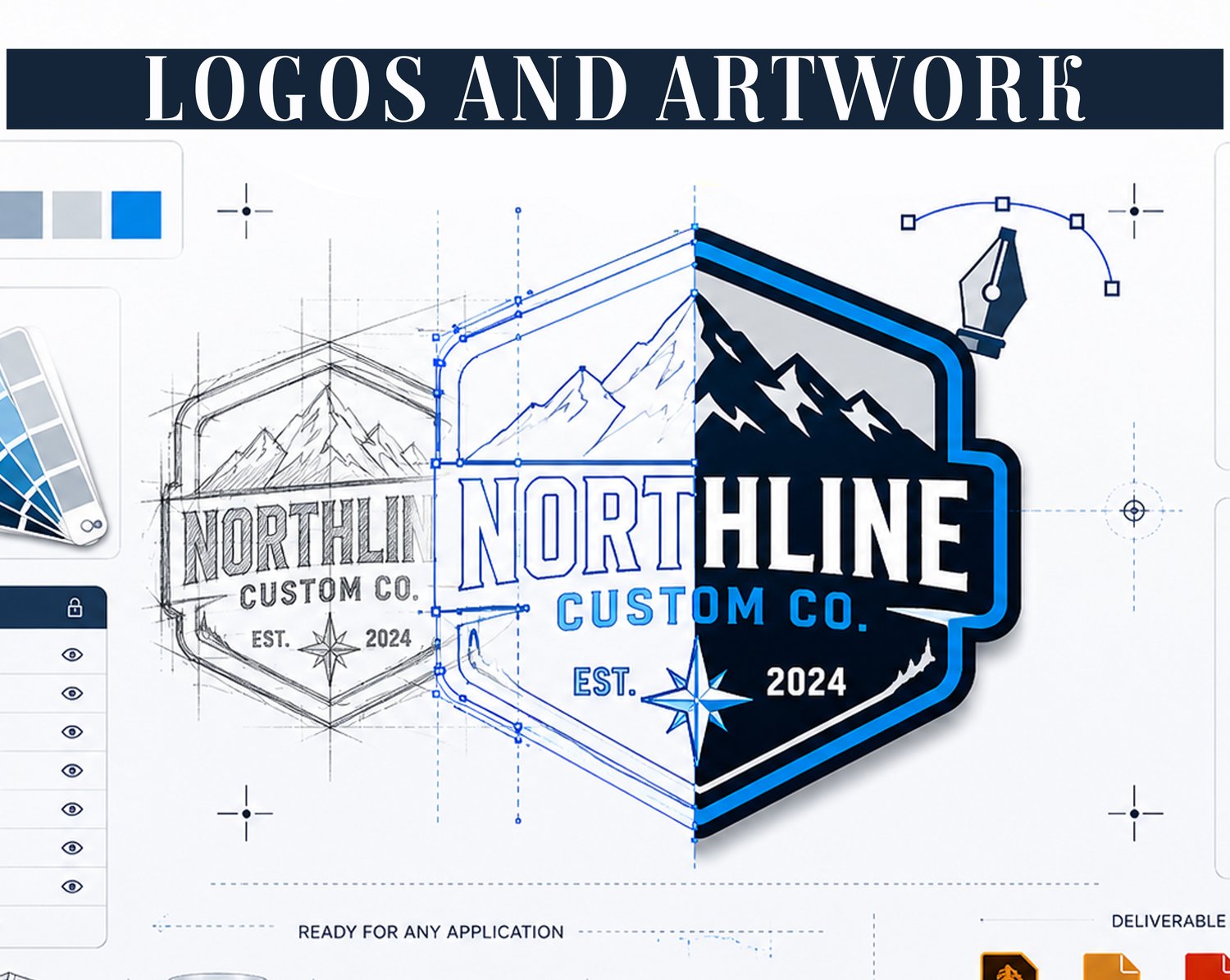Custom logo and artwork setup