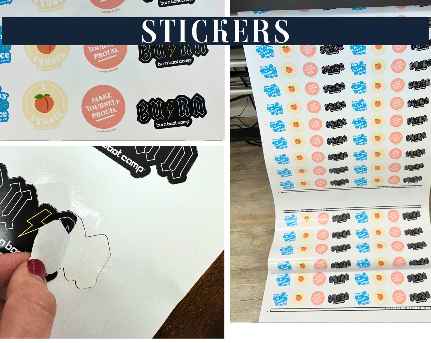 Custom stickers and decals